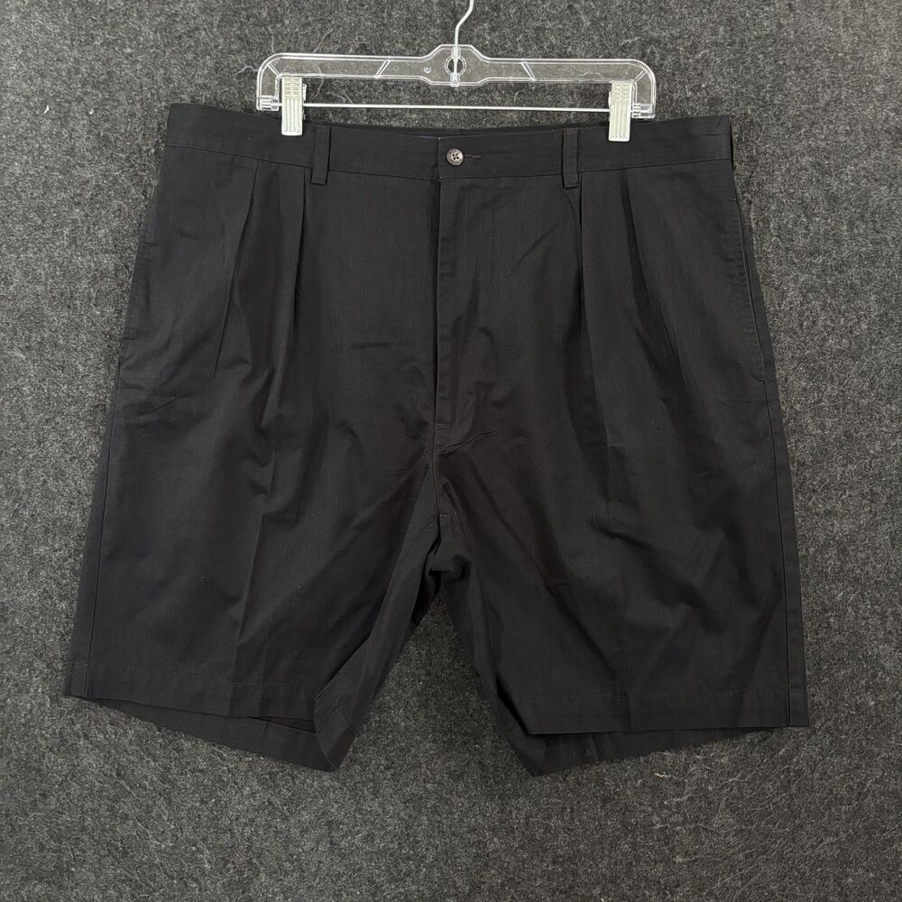 Polo Golf Ralph Lauren Shorts Men's 38 Black Classic Golf Pleated Chino 8"